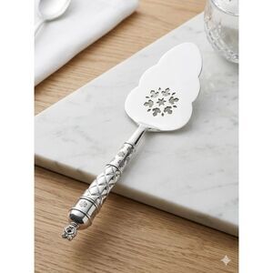 VTG Towle Christmas Cake Server Silver Snowflake Design Rare Piece